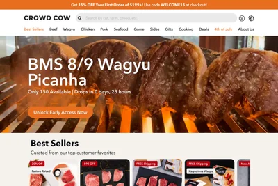 Screenshot of Crowd Cow Marketplace